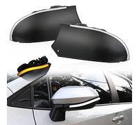 PGTOPONE Switchback White/Amber LED Side Rearview Mirror DRL Sequential Flash LED Turn Signal light Feature Compatible with Toyota Corolla 2020-2022 LE XLE SE XSE Hybrid