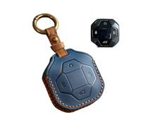 PGVXEM Car Key Case Cover Compatible With Jetour T2 Traveler DASHING X-1 Plus DTC 2021 2022 2023 Key Chains(Blue)