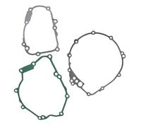 PGVXEM Motorcycle Crankcase Clutch Generator Cover Gasket Compatible With R6 YZFR6 YZF-R6 03-05 YZF-R6S YZFR6S 06-09 FZ6 FZS6 2004-2009(The kits)