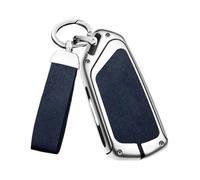 PGVXEM Zinc Alloy Car Key Case Compatible With VRS Kamiq Kodiaq Karoq RS Superb Fabia Rapid Favorit For Škoda RS Key Protection Cover(S Blue For VRS D)