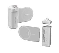 PGYTECH 3 in 1 MagCam Mobile Phone Grip Set, Wireless Charging, Bluetooth Remote, MagSafe Connector, Compatible with iPhone 12-16 and Android 14, Misty Gray
