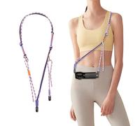 PGYTECH Camera Strap for DJI Osmo Pocket 3/4, 2-in-1 Adjustable Neck & Wrist Strap with Mini Quick Release System, Hand-Woven High-Strength Lanyard, Max 10kg Load Capacity, Sleek-Lilac Purple
