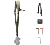 PGYTECH Camera Strap Pro, Quick Release Heavy Duty Camera Shoulder Strap With Detachable Underarm Strap, Professional Camera Harness, Leather Ergonomic Shoulder Pad for DSLR/Mirrorless Cameras, Green