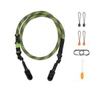 PGYTECH Camera Strap Slim Adjustable Quick Release Shoulder Strap 820-1360mm Lightweight Neck Strap for Mirrorless/Compact/Instax/Digital Cameras, Outdoor Style, Wilderness Green