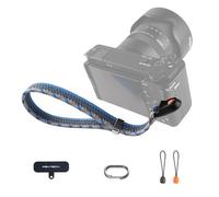 PGYTECH Camera Wrist Strap Slim Quick Release Adjustable for Compact/Mirrorless/Instant Cameras, Camera Phone Strap Compatible with Sony RX100/Canon G7X/Ricoh GR/Leica/Fujifilm, Trendy Style, Blue