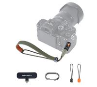PGYTECH Camera Wrist Strap Slim Quick Release Adjustable for Compact/Mirrorless/Instant Cameras, Camera Phone Strap Compatible with Sony RX100/Canon G7X/Ricoh GR/Leica/Fujifilm, Vintage Style, Green
