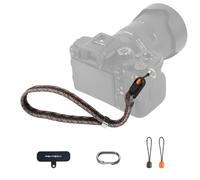 PGYTECH Camera Wrist Strap Slim Quick Release Adjustable for Compact/Mirrorless/Instant Cameras, Camera Phone Strap Compatible with Sony RX100/Canon G7X/Ricoh GR/Leica/Fujifilm, Trendy Style, Black