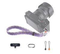 PGYTECH Camera Wrist Strap Slim Quick Release Adjustable for Compact/Mirrorless/Instant Cameras, Camera Phone Strap Compatible with Sony RX100/Canon G7X/Ricoh GR/Leica/Fujifilm, Trendy Style, Purple