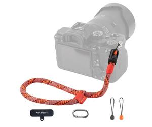 PGYTECH Camera Wrist Strap Slim Quick Release Adjustable for Compact/Mirrorless/Instant Cameras, Camera Phone Strap Compatible with Sony RX100/Canon G7X/Ricoh GR/Leica/Fujifilm, Outdoor Style, Red