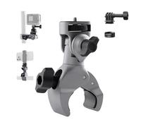 PGYTECH CapLock Super Clamp Mount, Aluminum Alloy Bracket for Insta360 Ace Pro 2/X5/X4/X3, Crab Heavy Duty Clamp with 1/4" Screw for Gopro 13/12/11, for Osmo Action 5 Pro/4/3/Pocket Action Camera