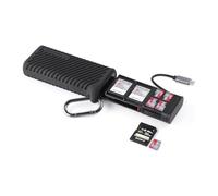 PGYTECH CreateMate High Speed Rugged Memory Card Reader Case USB C SD Black
