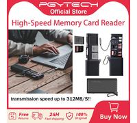 PGYTECH Card Case High-Speed Card Reader USB 3.1 Type-C Memory Card For SD TF SIM Dual-Slot Data Transfer For Cameras Smartphone Black Reader Case