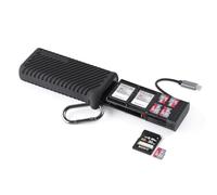 PGYTECH CreateMate High-Speed Memory Card Reader Type-C USB 3.1 SD/Micro SD Card Reader for Professional Photographers SD/TF Card Case for Cameras, Smartphones, Drones, Action Cameras