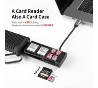 PGYTECH CreateMate SD Card Reader & Case - Classic Black