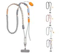 PGYTECH LinkGo Phone Photography Strap, Adjustable Crossbody Nylon Strap with Quick Mount Bead, Lens Cleaning Cloth for iPhone, Android and Smartphones