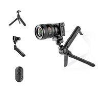 PGYTECH MantisPod 2.0 Camera Tripod Set with Bluetooth Remote Control | Wireless Remote Control, 6 Shooting Modes, Quick Release System, Cold Shoe Expansion, Travel Vlog Tabletop Stand