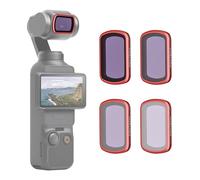 PGYTECH ND Filter Set for Osmo Pocket 3/4, 4-Pack Magnetic ND8/16/32/64 Kit