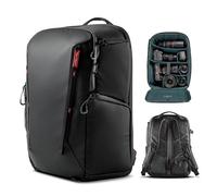 PGYTECH OneMo Lite Camera Backpack 22L Camera Bag for Photographers, Black | Quick Side Access, Water-Resistant, Full Rear Access, DIY Dividers, Hidden Locator Pocket, For Drone DSLR/Mirrorless Laptop