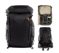 PGYTECH OnePro Flex Backpack 50L+Camera Insert Bag M, Fits DSLR/SLR/Mirrorless Cameras/Lenses and Other Gear, Lightweight Outdoor Hiking Bundle for Photography, Travel Bag with Laptop Compartment