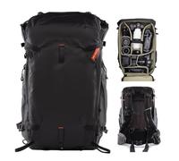 PGYTECH OnePro Focux Outdoor Waterproof Camera Backpack 25L, Black | AceFrame Carry System, Top&Side Quick Access, Adjustable Back Panel, Laptop Compartment, 180° Rear Access, Rain Cover, Hiking