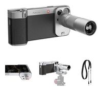 PGYTECH RetroVa All-in-One Ultimate Gift Set for iPhone 16 Pro, Vintage Case with 2.35x Telephoto Lens, Bluetooth Shutter Grip, 1/4"-20 Thread, MicroSD Slot, Tripod Collar & Crossbody Strap