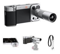 PGYTECH RetroVa All-in-One Ultimate Gift Set for iPhone 17 Pro, Vintage Case with 2.35x Telephoto Lens, Bluetooth Shutter Grip, 1/4"-20 Thread, MicroSD Slot, Tripod Collar & Crossbody Strap