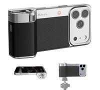 PGYTECH RetroVa Grip Kit for iPhone 17 Pro Max, Vintage Phone Case with Quick-Release Bluetooth Shutter Grip, MicroSD Slot, 1/4"-20 Thread, Physical Controls & App Integration (for iPhone 17 Pro Max)
