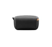 PGYTECH Tech Organizer, Travel Cable Electronics Accessory Pouch, Black | Origami Style Opening, Water Resistant Fabric, Hidden AirTag Pocket, YKK Zipper Organizer for Cable/Battery/Charger/Card