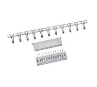 PH 2.0 mm 12-pin Board-to-Wire Crimp Connector Plug + PCB Socket + Crimps, Pack of 50 Compatible With JST PH