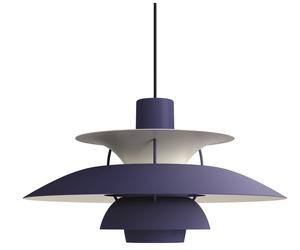 PH 5 Monochrome Pendant light Louis Poulsen Dusty Indigo - 5714693025176