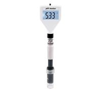 PH-98218 Skin PH Meter Acidimeter Tester Replaceable Probe LCD Display Digital Acidity Meter Portable Multipurpose Meter Soil/Food/Skin Waterproof Multifunction Acidity Meter, Range 0.00~14.00PH