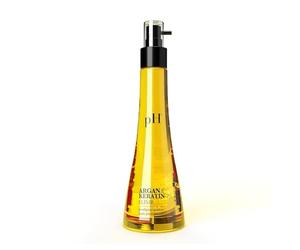 pH Argan Oil and Keratin Elixir Nourishes hair Silky shiny look 100ml