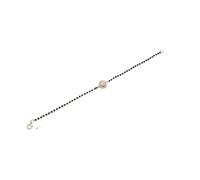 PH Artistic 925 Sterling Silver Traditional Indian Hand Mangalsutra Bracelet gold Plating with white stone Delicate Chain Beautiful Design Bracelet