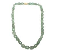 PH Artistic Bead Necklace Strand Beaded Natural Green Strawberry Quartz Gem Stone Gemstone Tumble Beads G784