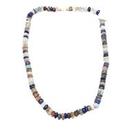 PH Artistic Beaded Necklace Mala Natural Semi Precious Gem Stone Beads Stones Gems Women Gift G776