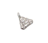 PH Artistic Charm Laughing Buddha Pendant 925 Sterling Silver 2 Side Women Men Kids Unisex Handmade Gift i743