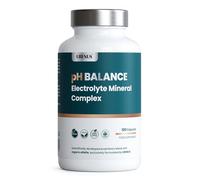 pH Balance Electrolyte Mineral Complex with Organic Alfalfa - Magnesium, Potassium, Calcium, Zinc, Vitamin C & Vitamin D3 - Electrolyte & Mineral Supplement - 120 Capsules
