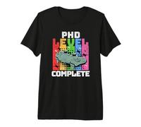 Ph.D. Level Complete | PhD Defense | PhD Graduation | Doctor Premium T-Shirt