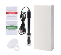 pH Electrode, Aquarium Hydroponics Lab Potentiometric Meter with 2 Packets Calibration Powder for Water Quality Testing(300cm)