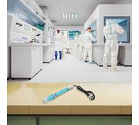 PH Electrode Probe, 0-14 pH Range with BNC Connector, for pH Meters & Controllers - 115 cm Cable, Plastic Body, Blue