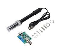 PH Electrode Probe Sensor Module Kit, PCB ABS Construction, BNC Connector - Real Time pH Detection, High Accuracy Response, Ideal for Aquarium And Laboratory Use