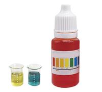 PH Indicator Solution | 10ml PH Test Drops,10ml Reagent Fluid for Water Balance Measurement Balancer Meter for Plants Garden Tank Aquarium Lawn Freshwater