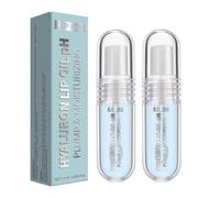 PH Lip Oil, Long Lasting Moisturizing Lip Plumper, PH Temperature Color Changing Gloss, Reduces the Appearance of Fine Lines, Light Texture No Greasy Lips Care, Softens, Plumps (2PC)