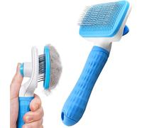 pH Matter Pet Groomer - All-in-One Cat & Dog Hair Remover & Brush - Long & Short Hair - Single-Button Clean (Grey)