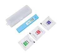PH Meter Digital PH Tester Portable High Accuracy with Automatic Temperature Compensation for Aquariums Swimming Pools Hydroponics Light Blue