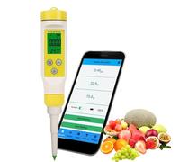 pH Meter for Food, Digital Food pH Tester,0.05 High Accuracy Pen with ATC, for Fermenting, Sourdough, Bread, Cheese, Sushi Rice, Sauce, Meat, Yogurt Making