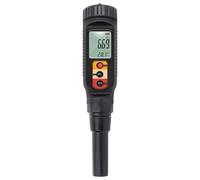 PH Meter for Measuring Dough Alkalinity, pH in Soil and Food Products with Temperature Display and Protective Electrode Cap