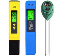 PH Meter, TDS PPM Meter, Soil PH Tester, PH/EC Digital Kit, 3 Pack