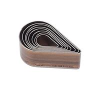 PH Padahall Leather Hole Punch Die Teardrop,8 Sizes Hole Hollow Punch Set High Carbon Steel Punch Cutter Tool Kit Cutting for Leather EVA Foam Fiber Board Clay Handmade DIY Craft