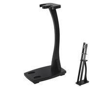 PH PandaHal 2 Slot Vertical Sword Stand, Black Wood Sword Display Stand Floor Standing Rack Katana Holder for Samurai Tactical Swords Collection Home Office Decoration Gift Cosplay, 43.5cm High